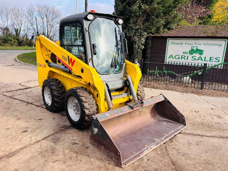 WACKER NEUSON SW16 SKIDSTEER *YEAR 2017, 1704HOURS* C/W HYDRAULIC LOCKING PINS *VIDEO*