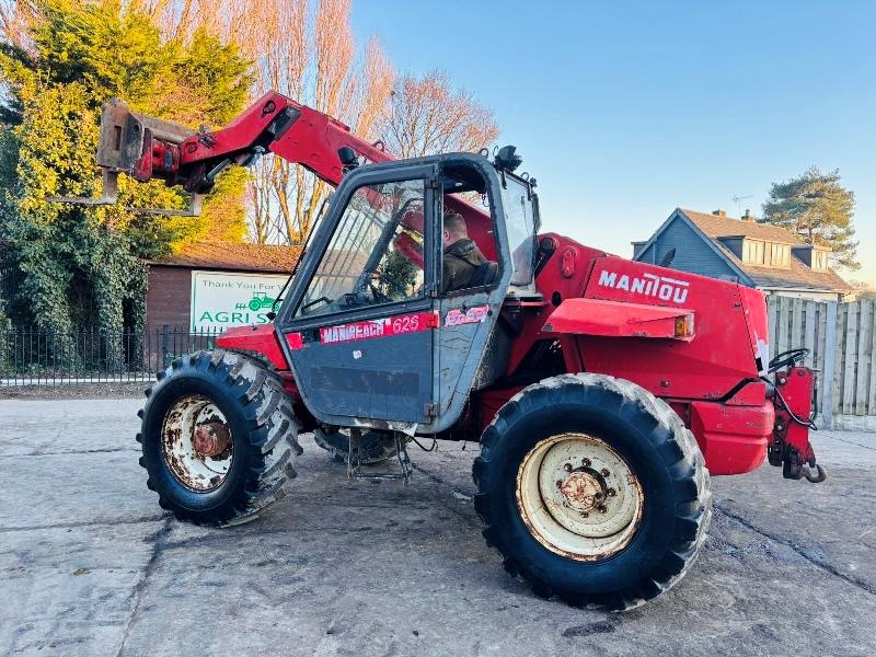 MANITOU MLT626T 4WD TELEHANDLER *AG-SPEC* C/W PALLET TINES 