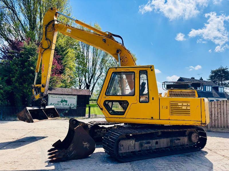 JCB JS130 TRACKED EXCAVATOR C/W QUICK HITCH & 2 X BUCKETS *VIDEO*