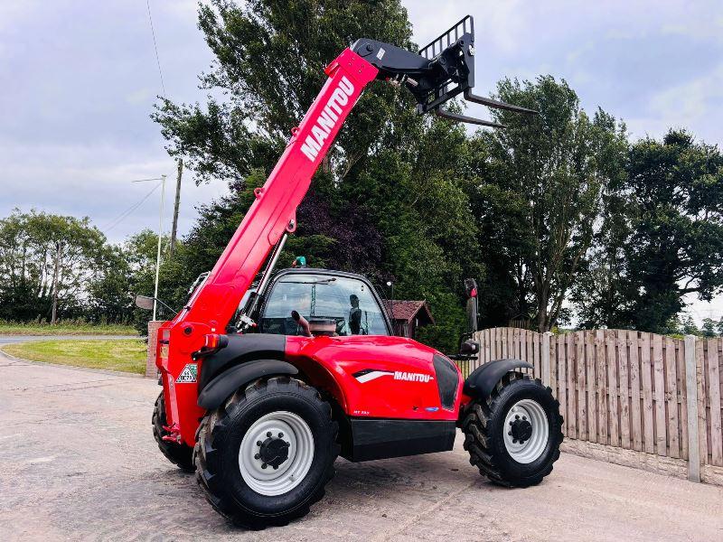 MANITOU MT733 4WD TELEHANDLER *YEAR 2022, ONLY 2254 HOURS* C/W TINES *VIDEO*