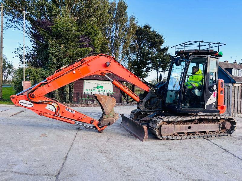 HITACHI ZAXIS ZX85 TRACKED EXCAVATOR *YEAR 2014* C/W QUICK HITCH *VIDEO*