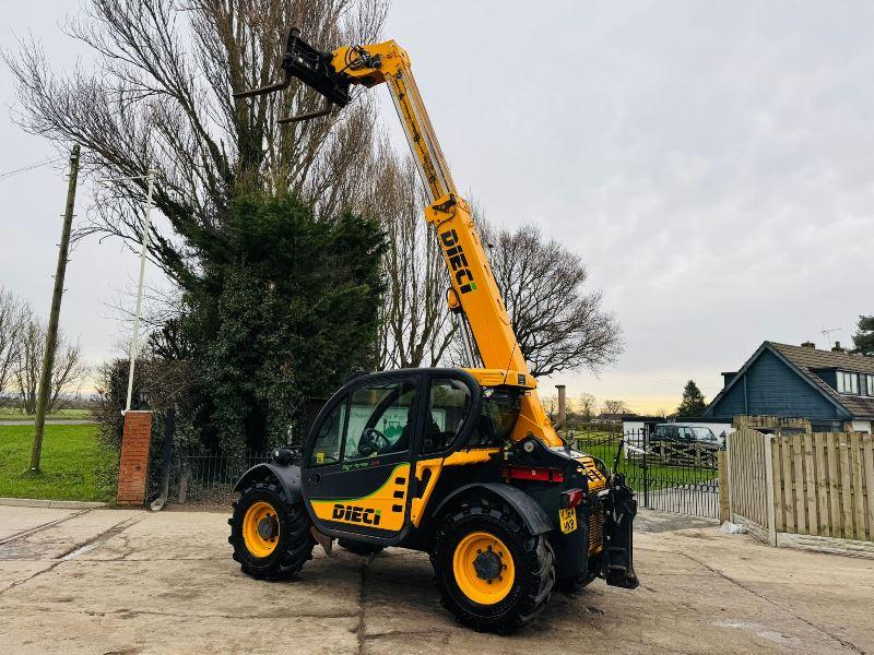 DIECI 26.6 AGRI FARMER 4WD TELEHANDLER *YEAR 2014, AG-SPEC* C/W PICK UP HITCH *VIDEO*