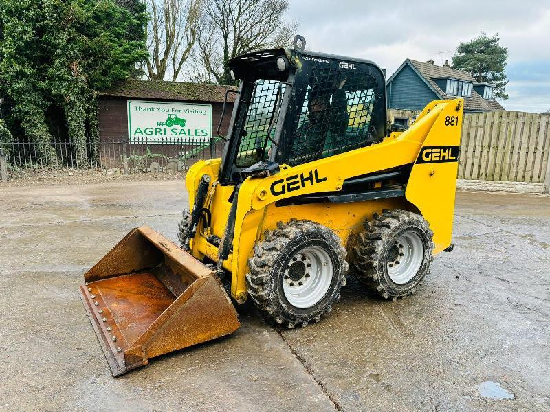 GEHL R150 SKIDSTEER *YEAR 2020, 1978 HOURS* C/W BUCKET *VIDEO*