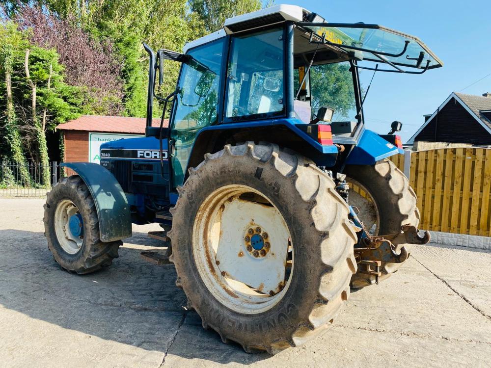 FORD 7840 SLE 4WD TRACTOR C/W FRONT WEIGHTS