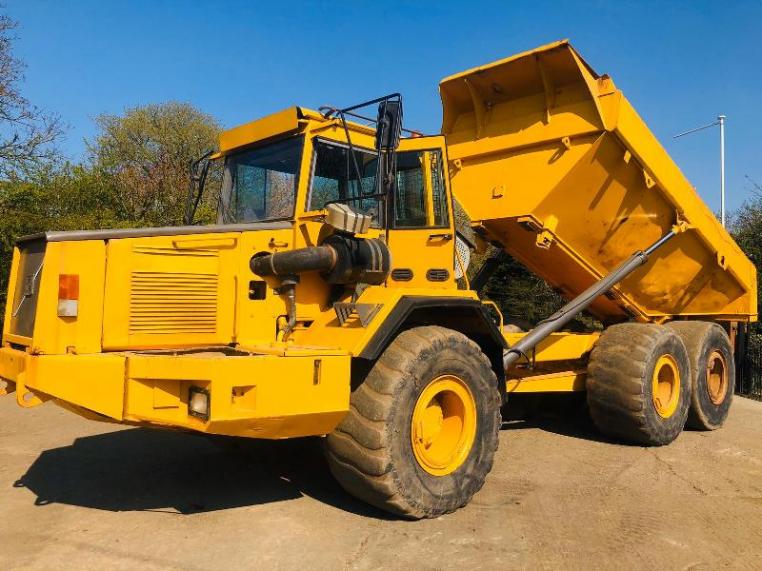 VOLVO A30C 6X6 ARTICULATED DUMP TRUCK C/W REVERSE CAMERA & AC CABIN ...