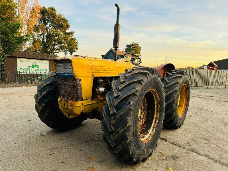 COUNTY SUPER 654 4WD TRACTOR C/W SELECT-O SPEED GEAR BOX *VIDEO*