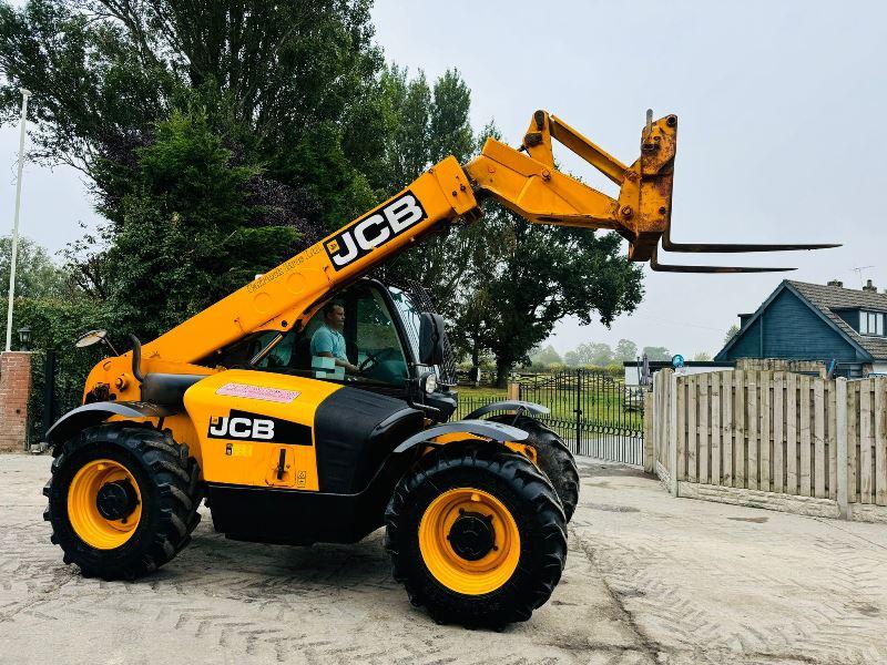 JCB 531-70 4WD TELEHANDLER * YEAR 2012, ONLY 3781 HOURS* C/W PALLET TINES *VIDEO*