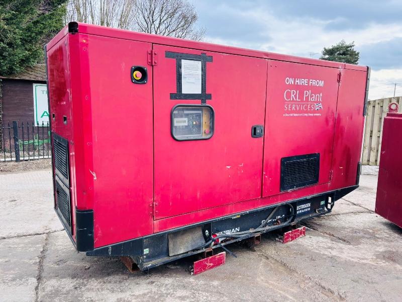 CAT OLYMPIAN GENERATOR *PERKINS ENGINE* 165KVA*C/W DIESEL TANK*VIDEO*