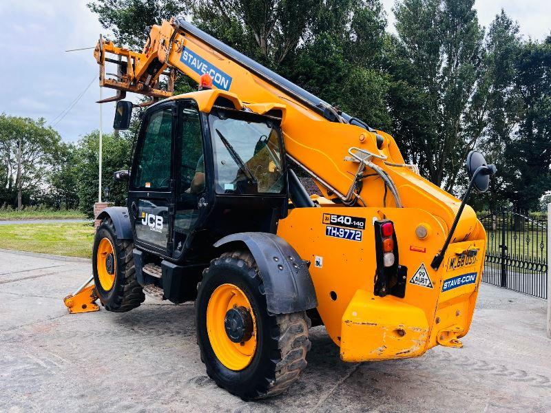 JCB 540-140 4WD TELEHANDLER *YEAR 2018, 14 METER REACH* C/W TINES *VIDEO*