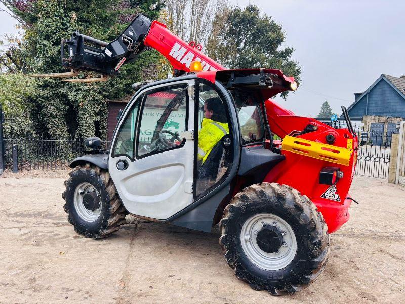 MANITOU MLT625-75 4WD TELEHANDLER *YEAR 2014* C/W PALLET TINES *VIDEO*