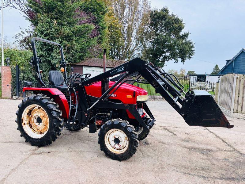 SIROMER 254 4WD TRACTOR CW LOADER & BUCKET *VIDEO*