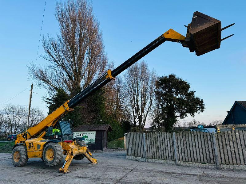 JCB 532-120 4WD TELEHANDLER *12 METER REACH* C/W BUCKET & PALLET TINES *VIDEO*