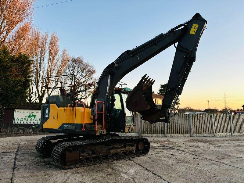 VOLVO EC140EL TRACKED EXCAVATOR *YEAR 2016, 5529 HOURS* C/W QUICK HITCH *VIDEO*