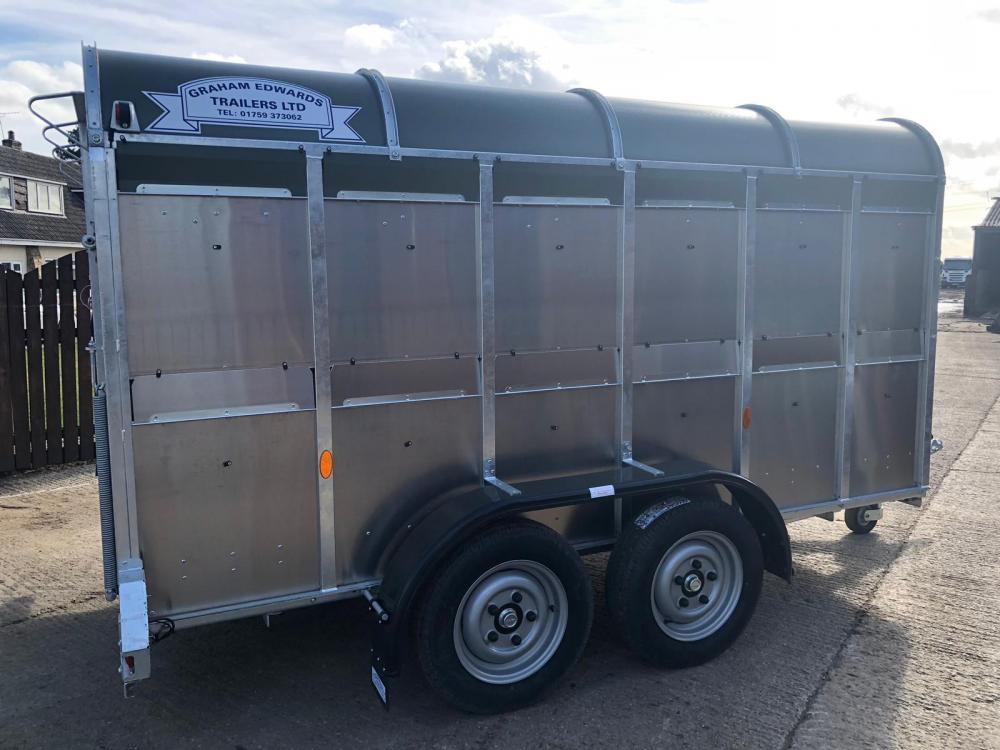 UNUSED GRAHAM EDWARDS TWIN AXLE CATTLE TRAILER ( YEAR 2019 )