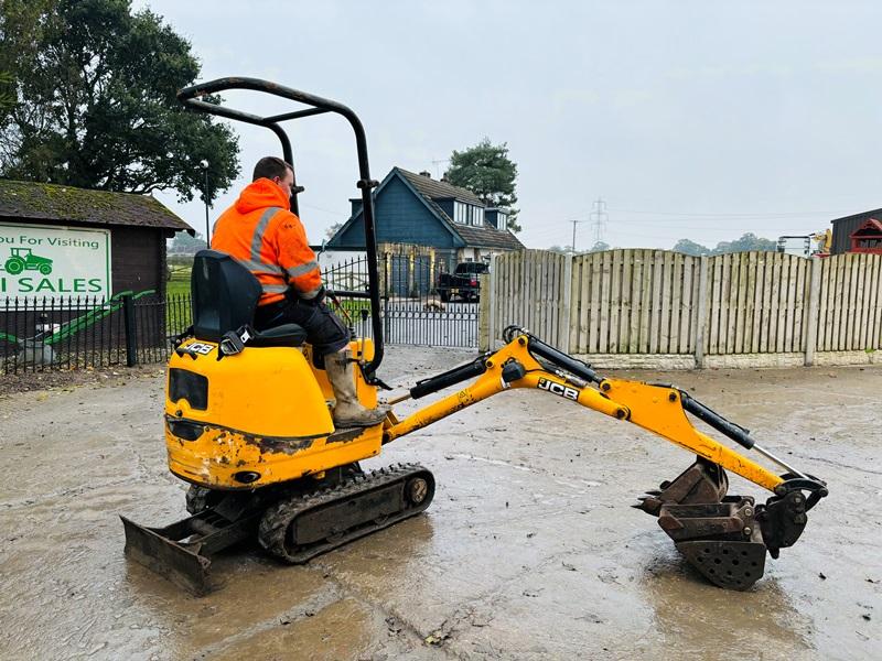 JCB MICRO TRACKED EXCAVATOR *YEAR 2020, ONLY 755 HOURS* C/W 2 X BUCKETS *VIDEO*