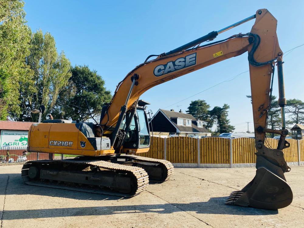 CASE CX210B TRACKED EXCAVATOR * YEAR 2012