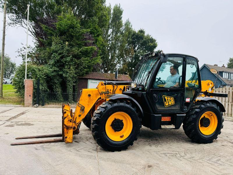 JCB 535-95 4WD TELEHANDLER C/W JOYSTICK CONTROL & PALLET TINES *VIDEO*