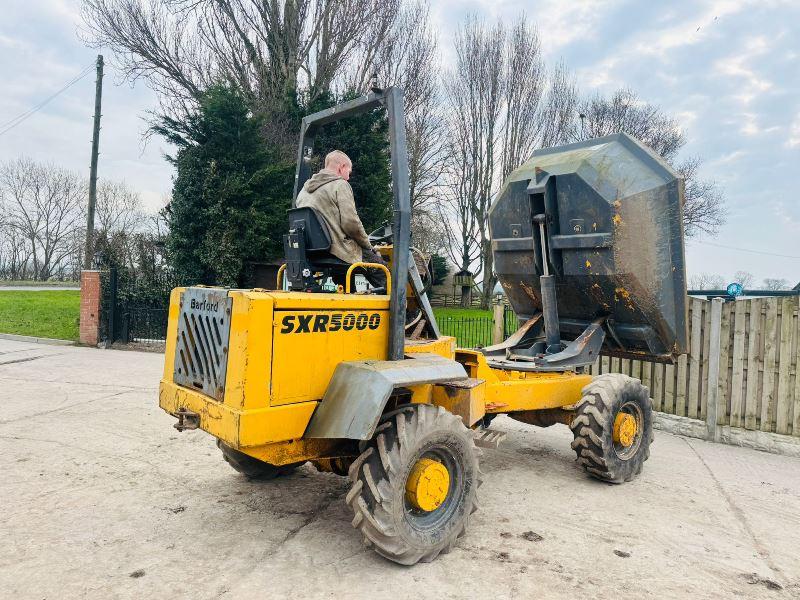 BARFORD SXR5000 SWIVEL TIP DUMPER*VIDEO*