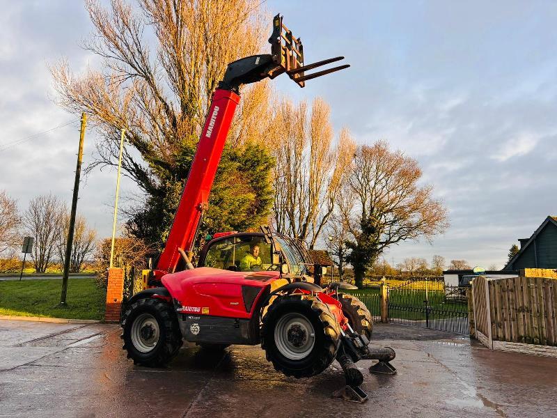 MANITOU MT1135 4WD TELEHANDLER *YEAR 2014* C/W PALLET TINES *VIDEO*