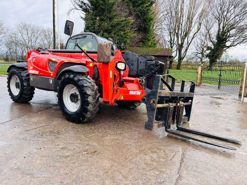 MANITOU MT-X1840 4WD TELEHANDLER *18 METER REACH* C/W PALLET TINES *VIDEO*