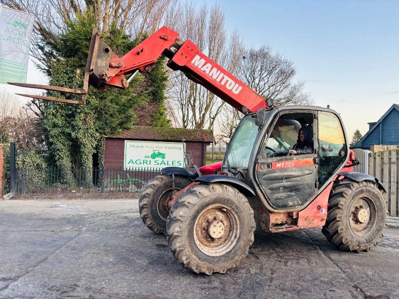 MANITOU MLT732 4WD TELEHANDLER C/W PALLET TINES  