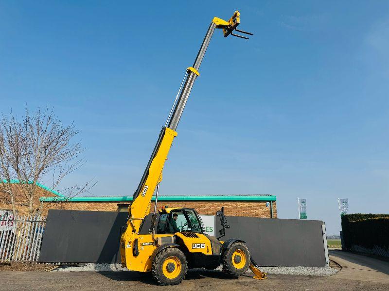 JCB 535-125 HIGH VIS TELEHANDLER *YEAR 2017*C/W PALLET TINES*VIDEO*