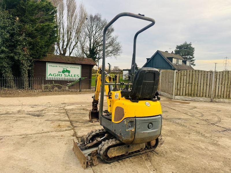 WACKER NEUSON 803 EXCAVATOR *YEAR 2017, 596 HOURS* C/W EXPANDING TRACKS