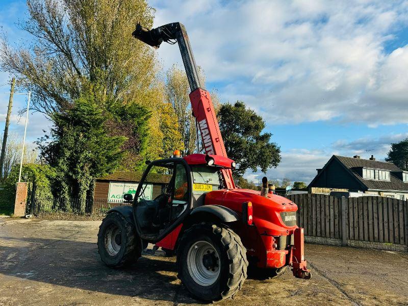 MANITOU MLT629 4WD TELEHANDLER *AG-SPEC, YEAR 2013* C/W PICK UP HITCH *VIDEO*