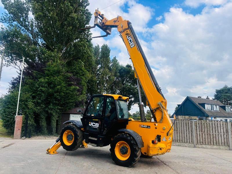 JCB 540-140 4WD TELEHANDLER *YEAR 2018, 14 METER REACH* C/W TINES *VIDEO*