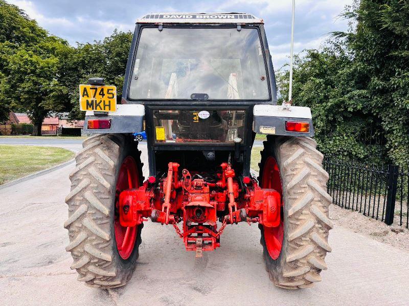 DAVID BROWN 1490 TRACTOR C/W LOADER, BUCKET, MUCK FORKS & PALLET TINES 