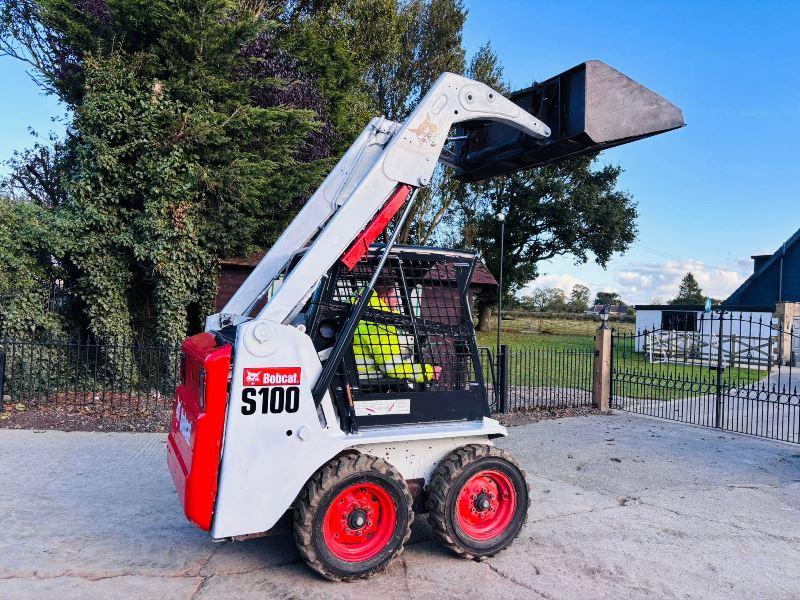 BOBCAT S100 SKIDSTEER *YEAR 2014, 1510 HOURS* C/W BUCKET *VIDEO*