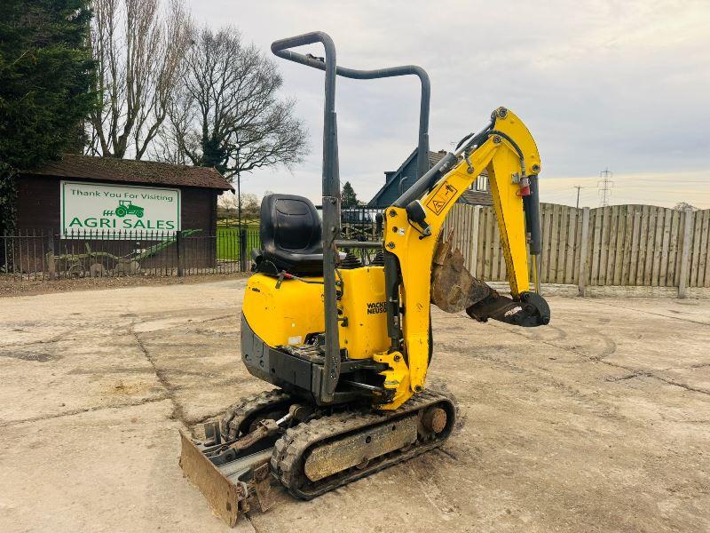 WACKER NEUSON 803 EXCAVATOR *YEAR 2017, 596 HOURS* C/W EXPANDING TRACKS