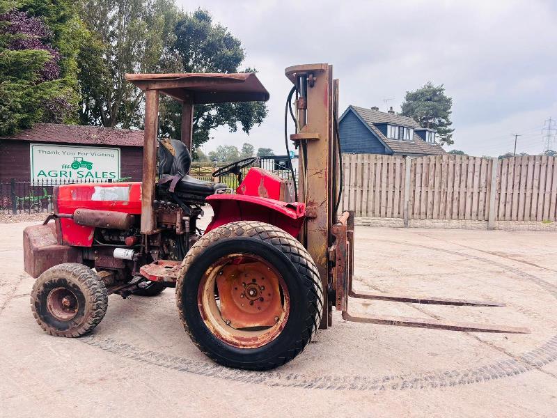 MASSEY FERGUSON MF1030 ROUGH TERRIAN FORK LIFT C/W SIDE SHIFT *VIDEO*