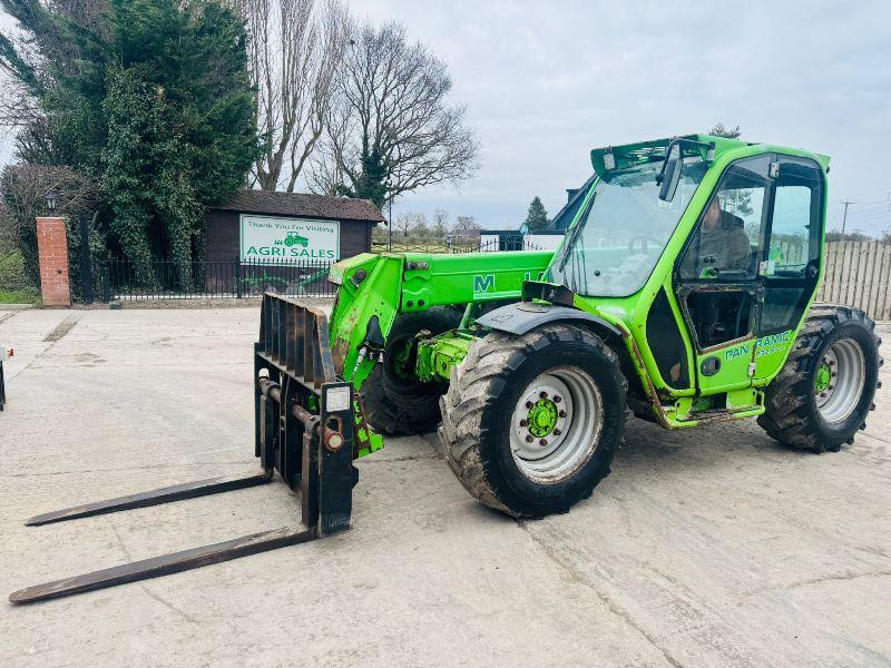 MERLO P32.6PLUS 4WD TELEHANDLER *ROAD REGISTERED* C/W PALLET TINES 