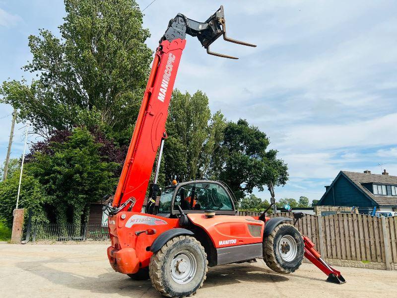 MANITOU MT1840 4WD TELEHANDLER *18 METER REACH* C/W PALLET TINES 