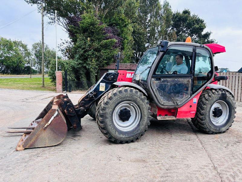 MANITOU 634-120 4WD TELEHANDLER *YEAR 2014, AG-SPEC* C/W PICK UP HITCH *VIDEO*