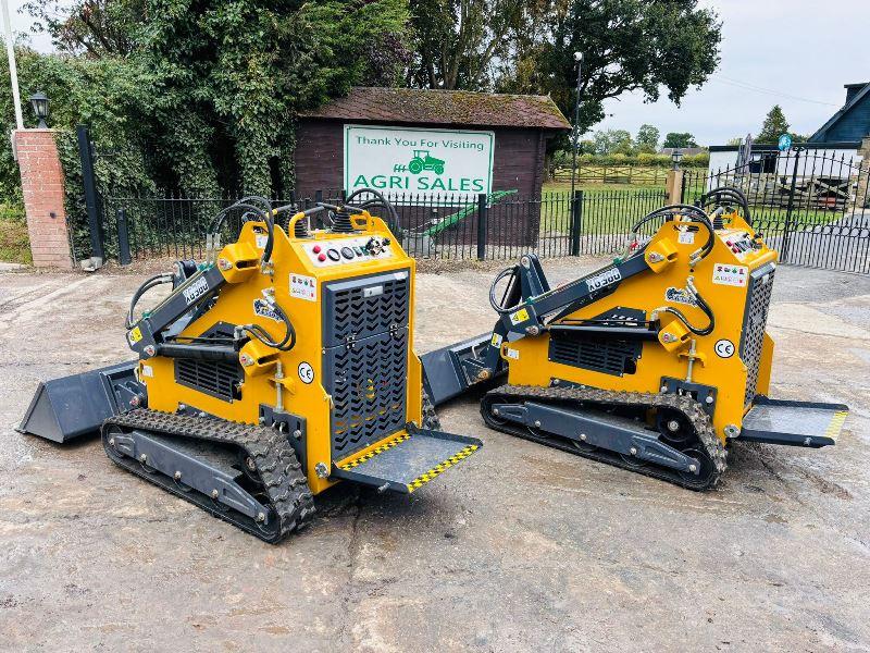 NEW UNUSED KINGKONG XG380 TRACKED SKIDSTEER LOADER *YEAR 2024, CHOICE OF TWO* VIDEO*