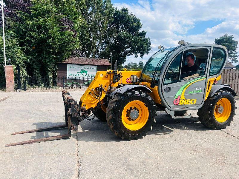 DIECI 26.6 AGRI FARMER 4WD TELEHANDLER *YEAR 2011, AG-SPEC, 5563 HOURS* VIDEO *