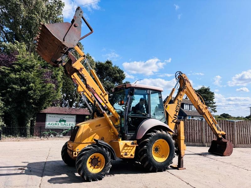 NEW HOLLAND NH95 4WD BACKHOE DIGGER C/W EXTENDING DIG *VIDEO*