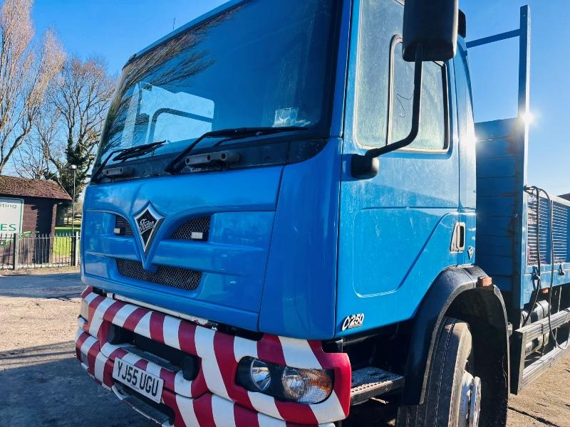 FODEN 250 4X2 FLAT BED LORRY C/W DAF ENGINE *VIDEO*