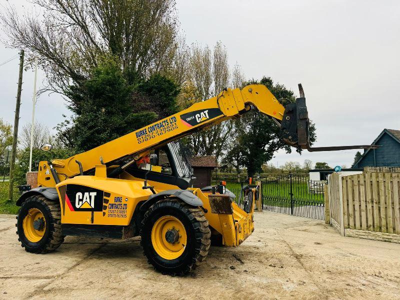 CATERPILLAR TH414 4WD TELEHANDLER *IN LOLA TEST, 4963 HOURS* C/W PALLET TINES 