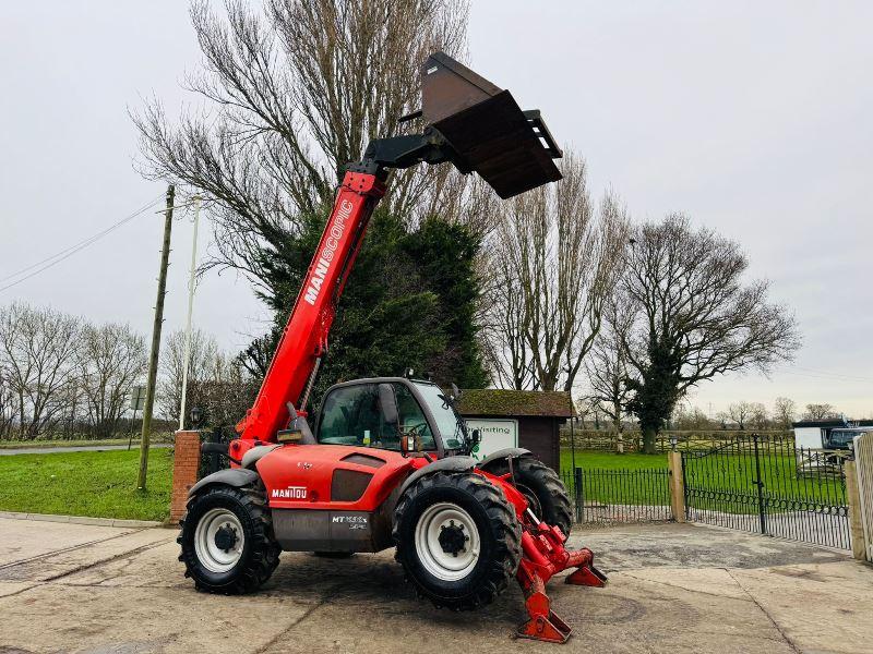 MANITOU MLT1030 4WD TELEHANDLER * 4788 HOURS * C/W BUCKET & TINES *VIDEO*