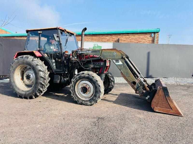 CASE 4230 TRACTOR *C/W QUICKIE 450 LOADING BUCKET*VIDEO*