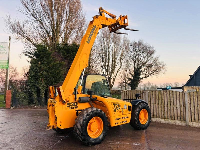 JCB 530-70 FARM SPECIAL 4WD TELEHANDLER C/W PALLET TINES *VIDEO*