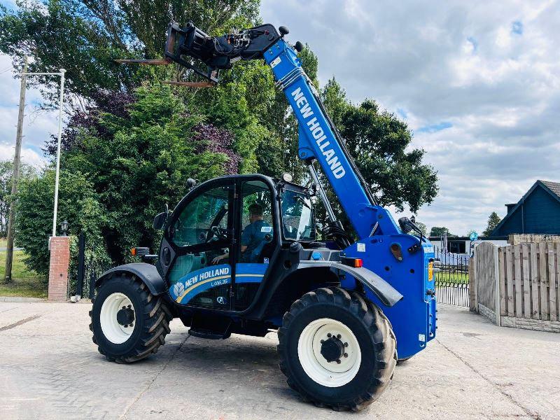 NEW HOLLAND LM6.35 4WD TELEHANDLER *YEAR 2017, 4851* C/W PALLET TINES *VIDEO*