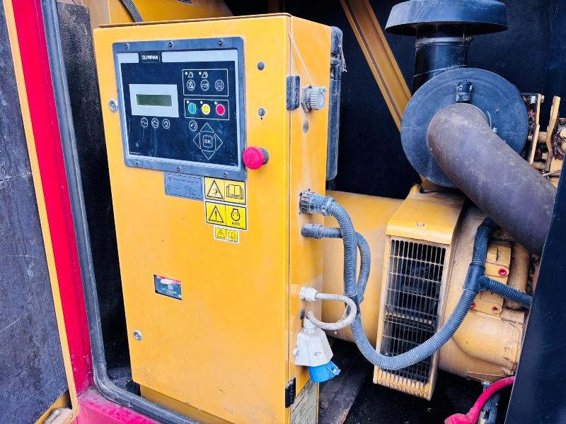 CAT OLYMPIAN GENERATOR *PERKINS ENGINE* 165KVA*C/W DIESEL TANK*VIDEO*