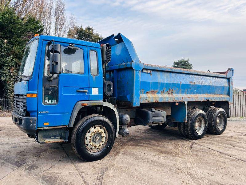 VOLVO FL6-26 8X2 TIPPER LORRY C/W HYVA TIPPING GEAR *VIDEO*