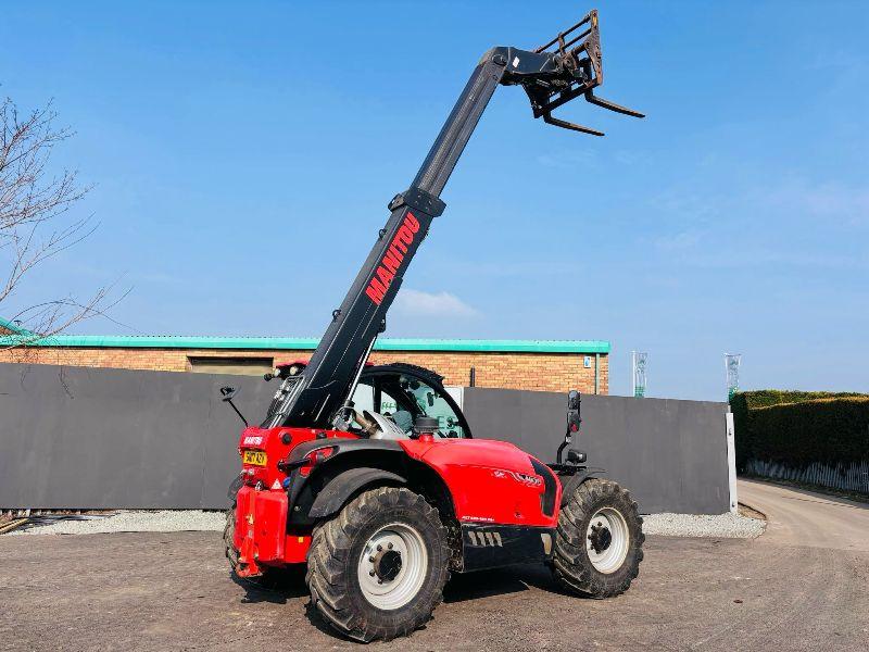 MANITOU MLT 635 130 PS TELEHANDLER*AG SPEC *C/W PALLET TINES*YEAR 2017*VIDEO*