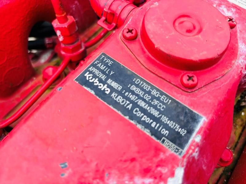 MECCALTE 32-D/4 17KVA GENERATOR C/W KUBOTA ENGINE 