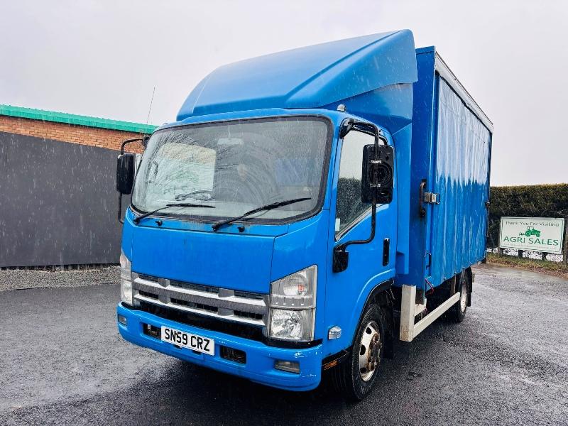 ISUZU N75.190 4X2 CURTAINSIDER LORRY *VIDEO*